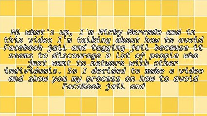 How To Avoid Facebook Jail And Tagging Jail - FB Jail