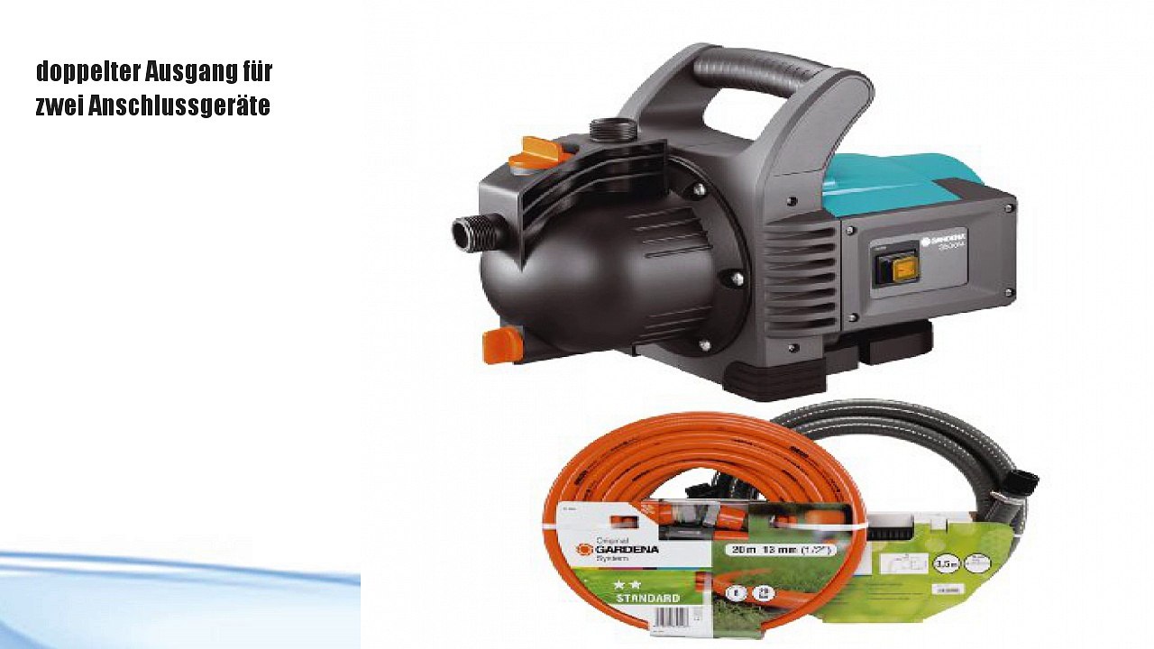 Gardena 1719-20 Classic Gartenpumpen-Set 3500/4