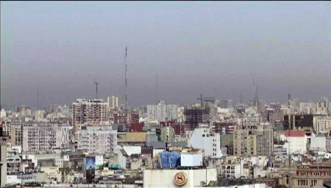 Après l'éruption du volcan Calbuco, l'Argentine recouverte par les cendres