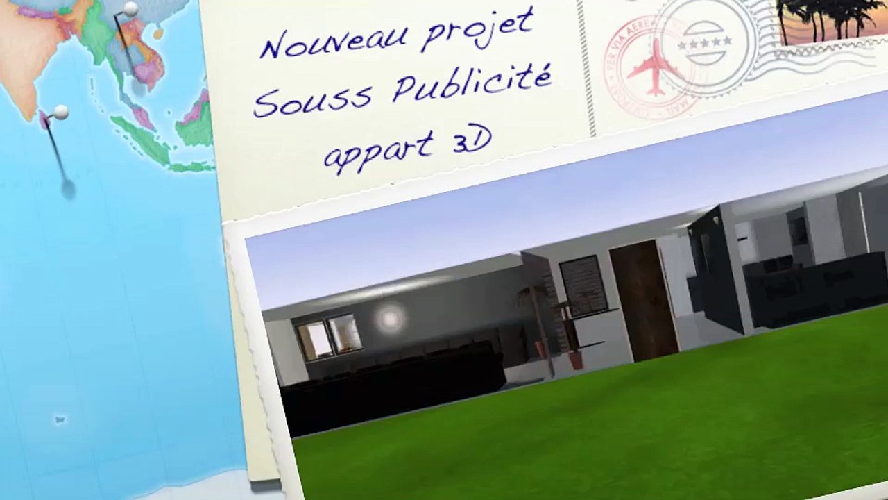 souss pub appartement 3D
