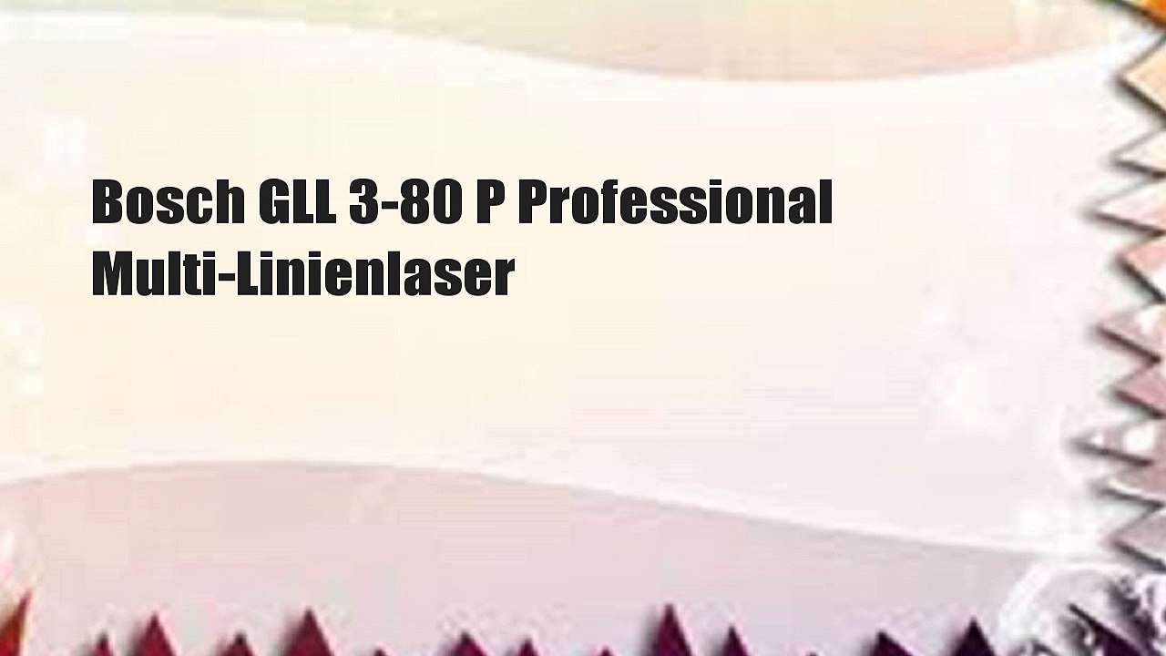 Bosch GLL 3-80 P Professional Multi-Linienlaser