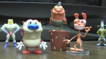 CGR Undertow - NICKTOONS MINI FIGURES: REN AND STIMPY Toy Review