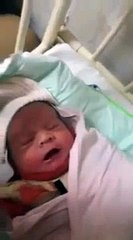 Marvel of Allah in One Day Old Baby carying Allah Allah very amazing