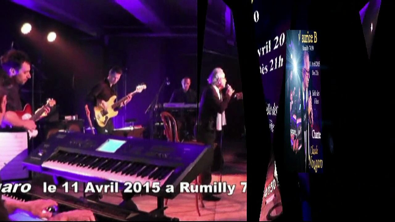 DIGITR@NSFER7 présente  Maurice B, concert en Live  hommage a Claude Nougaro.