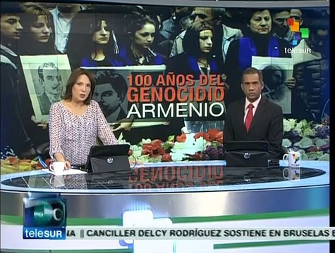 Armenios visitan monumento a víctimas de genocidio