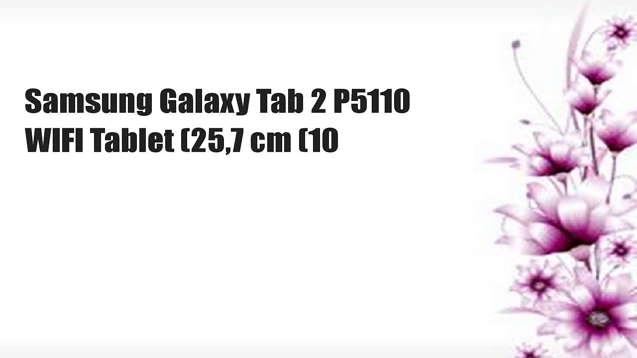 Samsung Galaxy Tab 2 P5110 WIFI Tablet (25,7 cm (10