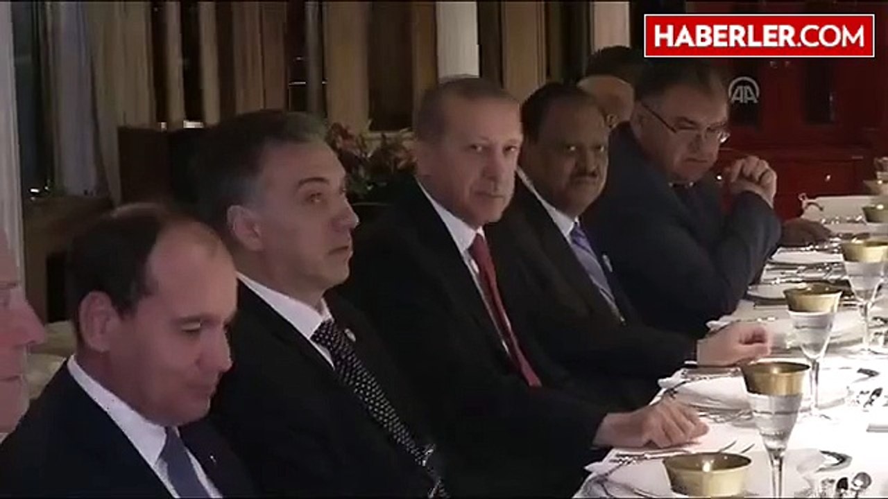 Erdoğan, Konuk Heyet Başkanları Onuruna Savarona Yatı'nda Akşam Yemeği Verdi