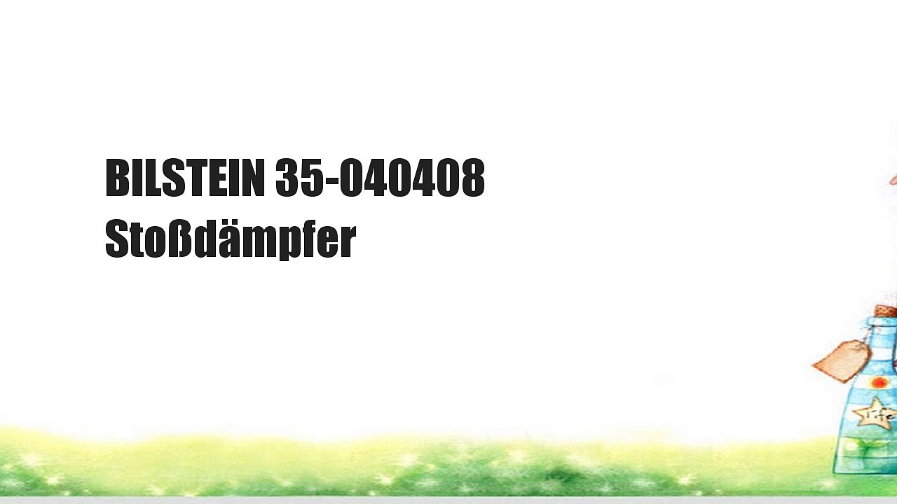 BILSTEIN 35-040408 Stoßdämpfer