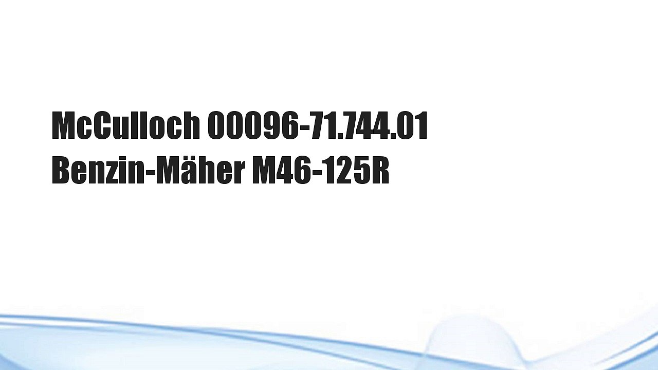 McCulloch 00096-71.744.01  Benzin-Mäher M46-125R