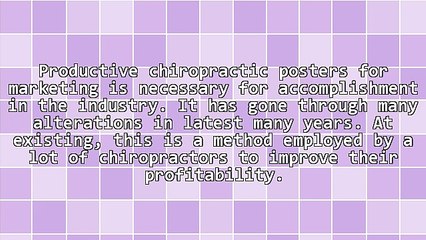 How To Get Massive Exposure For Your Clinic Via Chiropractic Posters