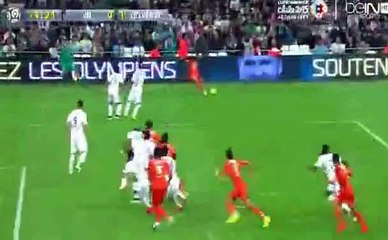 marseille v. lorient 0-2 Bellugou goal