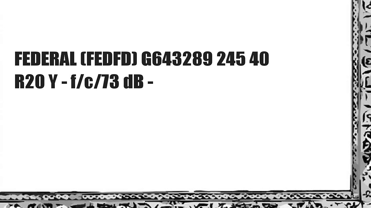 FEDERAL (FEDFD) G643289 245 40 R20 Y - f/c/73 dB -