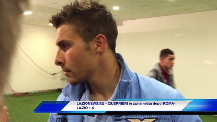 24.4.15 - GUERRIERI in zona mista dopo ROMA-LAZIO 1-0