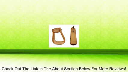 Angled Wooden Stirrups 3" Neck Leather Tread Review