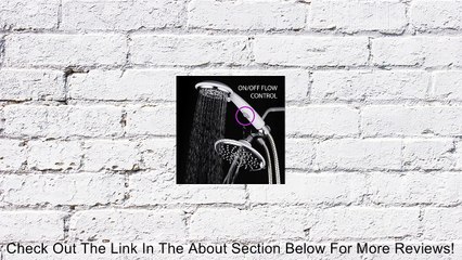 HotelSpa� Ultra-Luxury 30-setting 3-way Rainfall/Handheld Shower Combo Review