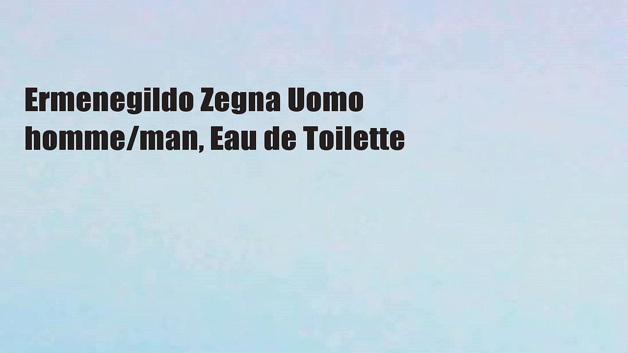 Ermenegildo Zegna Uomo homme/man, Eau de Toilette