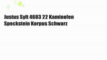 Justus Sylt 4683 22 Kaminofen Speckstein Korpus Schwarz