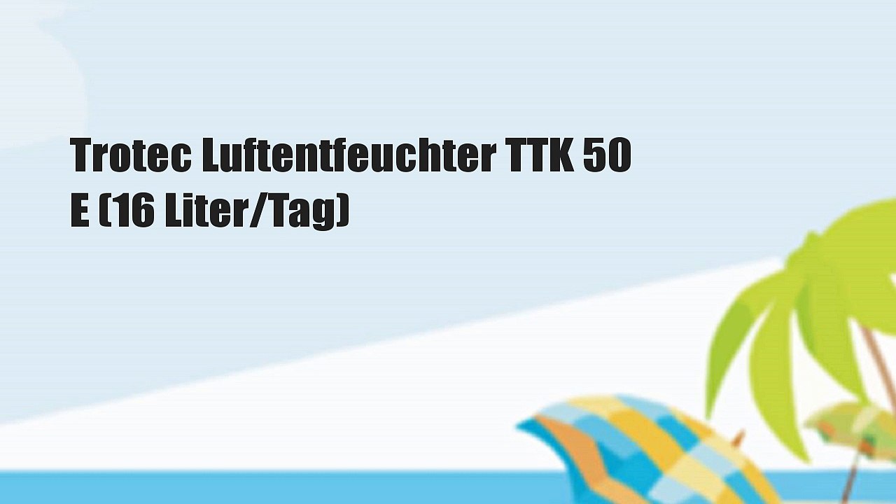 Trotec Luftentfeuchter TTK 50 E (16 Liter/Tag)