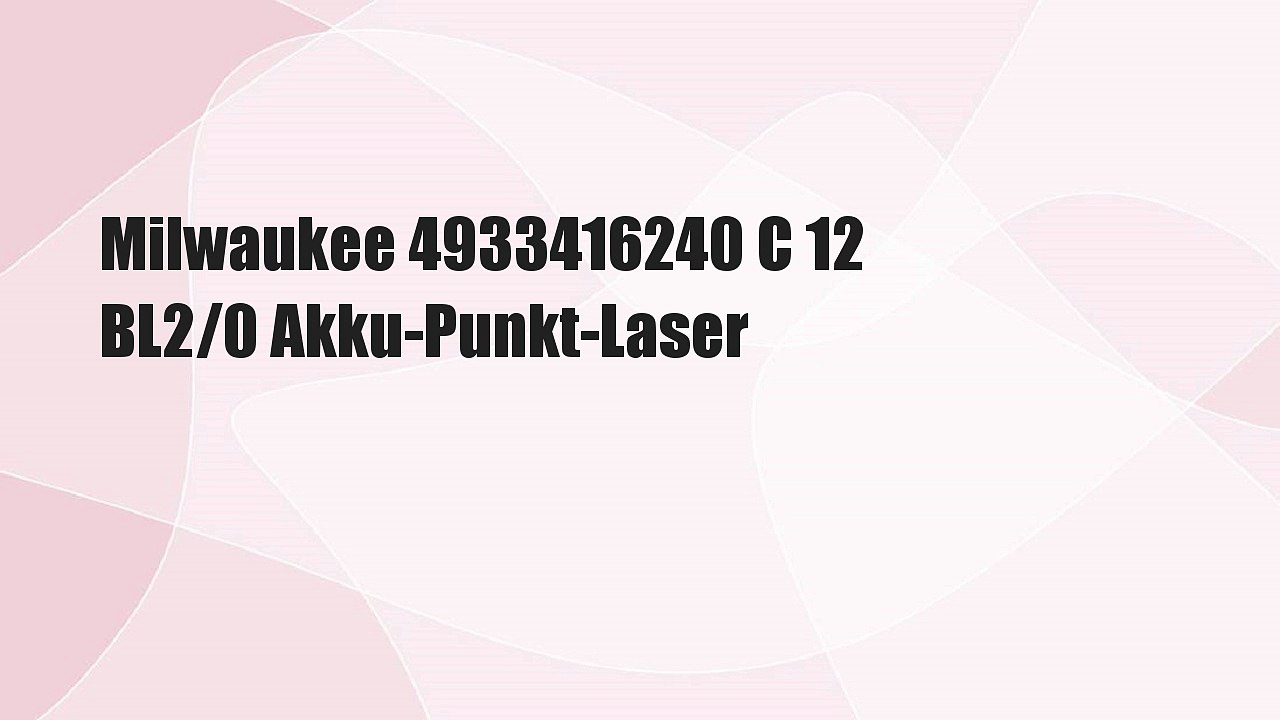Milwaukee 4933416240 C 12 BL2/0 Akku-Punkt-Laser