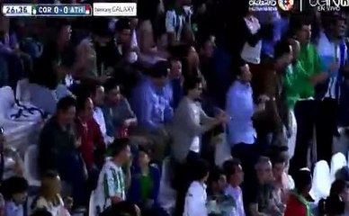 cordoba vs bilbao Florin Andone big chance