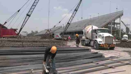 Continúan las obras para la F1 en el circuito Hermanos Rodríguez de México