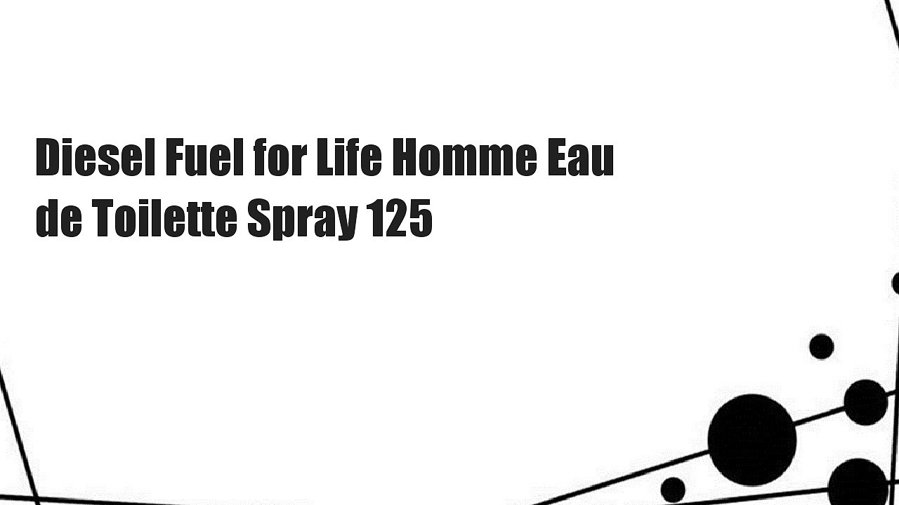 Diesel Fuel for Life Homme Eau de Toilette Spray 125