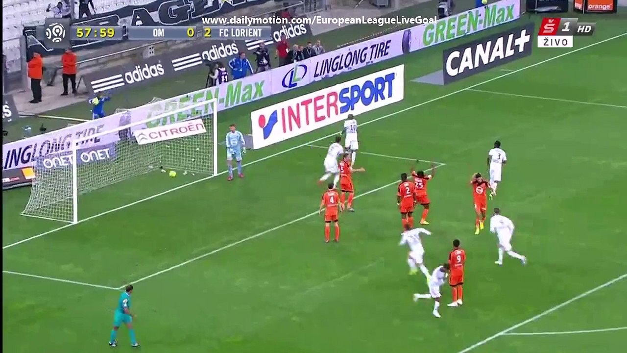 Andre Ayew 1:2 | Marseille - Lorient 24.04.2015 HD