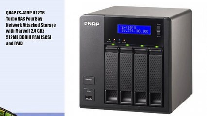 QNAP TS-419P II 12TB Turbo NAS Four Bay Network Attached