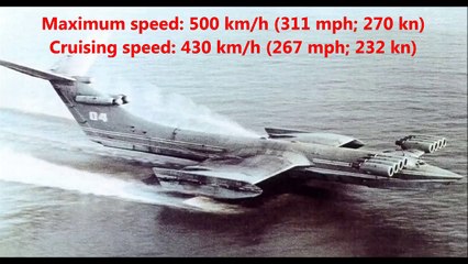 Caspian Sea Monster KM Ekranoplan [HD]-2014