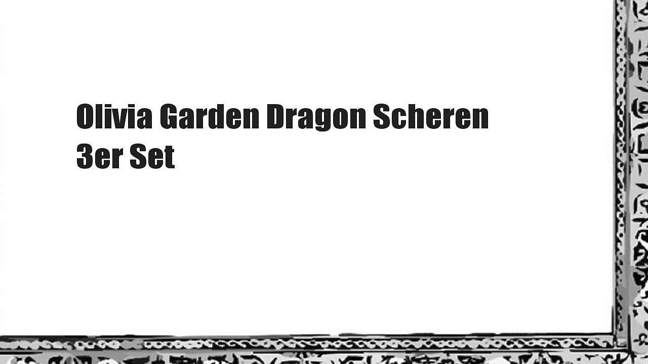 Olivia Garden Dragon Scheren 3er Set
