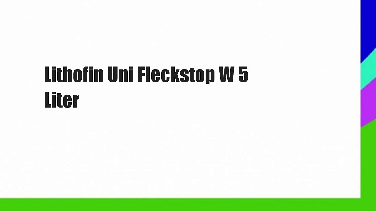 Lithofin Uni Fleckstop W 5 Liter