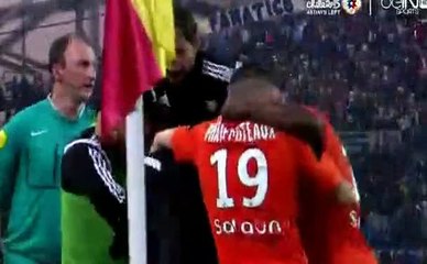 marseille v. lorient 3-4 Jordan Ayew great run and great second goal