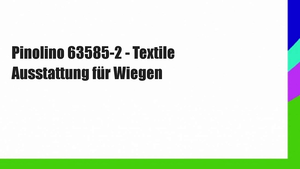 Pinolino 63585-2 - Textile Ausstattung für Wiegen