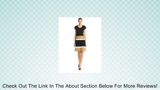 Anne Klein Women's Cap-Sleeve Color-Blocked Dress Review