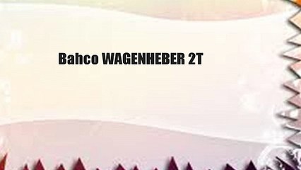 Bahco WAGENHEBER 2T