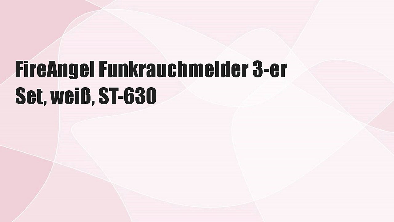 FireAngel Funkrauchmelder 3-er Set, weiß, ST-630