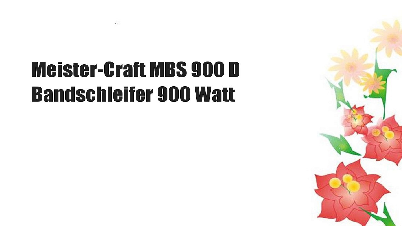 Meister-Craft MBS 900 D Bandschleifer 900 Watt