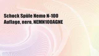 Schock Spüle Nemo N-100 Auflage, nero, NEMN100AGNE