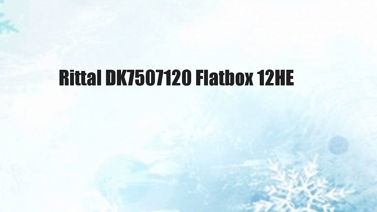 Rittal DK7507120 Flatbox 12HE