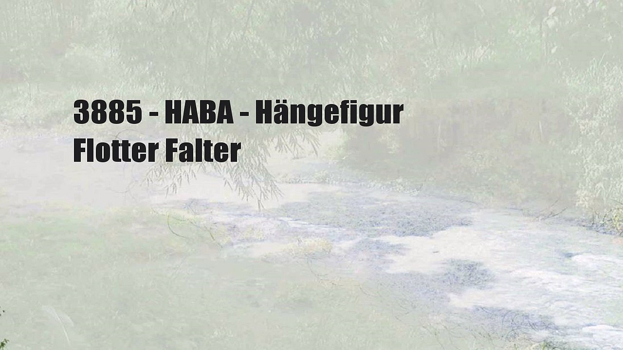 3885 - HABA - Hängefigur Flotter Falter