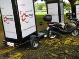 Carro de Som Piracicaba - SCOOTER PUBLICIDADE Propaganda - Mini Trailer - Moto Som.