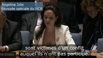 L'appel vibrant d'Angelina Jolie pour les réfugiés syriens à l'ONU