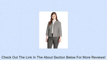 Kasper Women's Plus-Size Tweed Jacket with Cut Out Notch Collar and Seam Detail Review