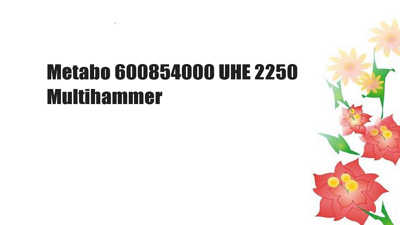 Metabo 600854000 UHE 2250 Multihammer