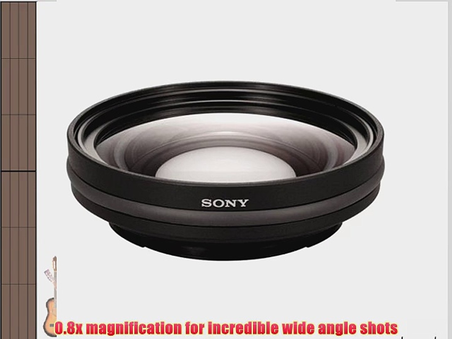 Sony VCL-DEH08R 0.8x Wide End Conversion Lens for DSC-R1 Digital Camera -  video Dailymotion