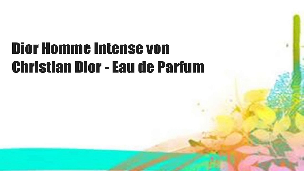 Dior Homme Intense von Christian Dior - Eau de Parfum