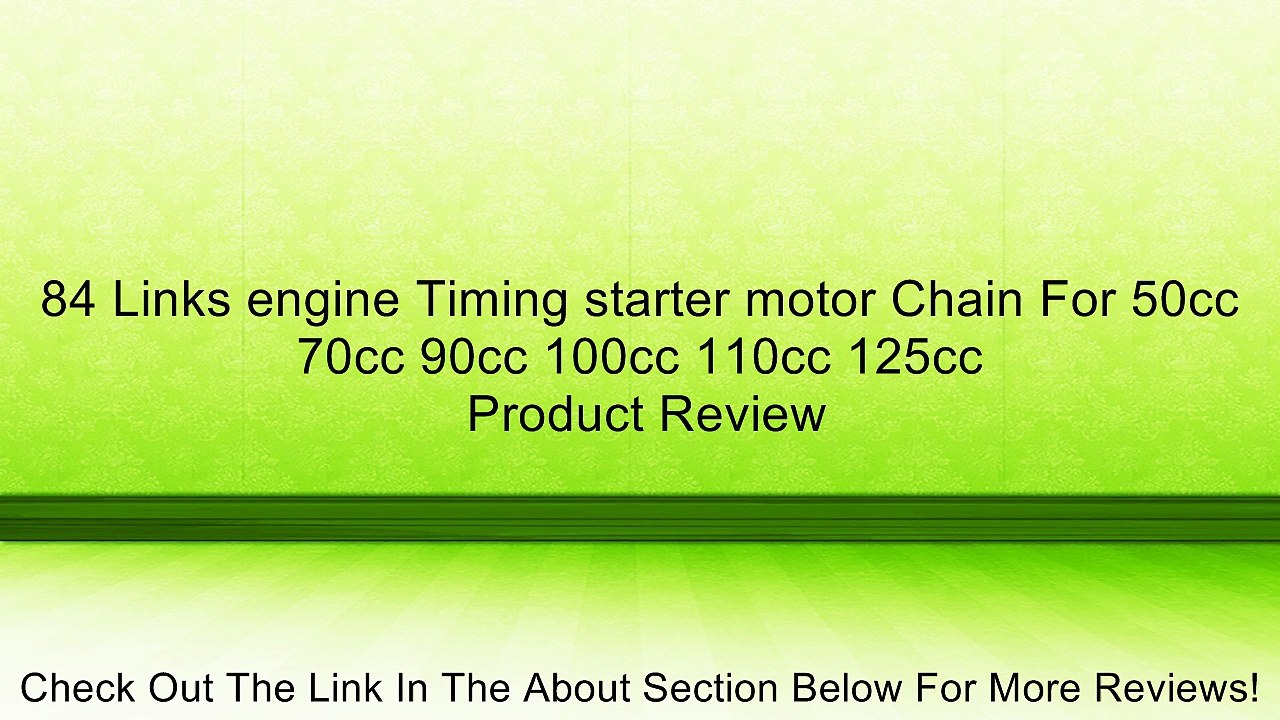 84 Links engine Timing starter motor Chain For 50cc 70cc 90cc 100cc 110cc 125cc Review