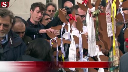 1915 olayları Taksim'de anıldı