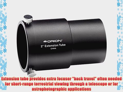 Orion 5124 2-Inch Telescope Eyepiece Extension Tube