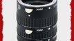 Xit XTETS Auto Focus Macro Extension Tube Set for Sony SLR Cameras (Black)